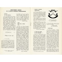 Bulletin Le Soleil Noir n°1, sur Jean-Pierre Duprey, articles de F. Di Dio, R. Lebel, A. Jouffroy, JL de Rudder