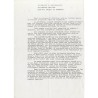 Tract de Maurice Lemaître "Je demande la réintégration de Maurice Lemaître dans son poste à la Sorbonne" ca 1978