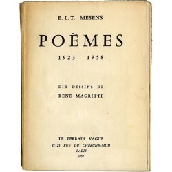 Poèmes 1923-1958, E.L.T. Mesens, René Magritte, 1959