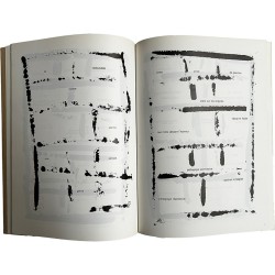 Fin de communication, Gil J Wolman, livre d'artiste de 1985 à partir d'un numéro du Monde