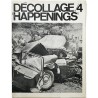 Wolf Vostell, Décollage n°4 - Happenings, Lebel, Brecht, Brouwn,  Kaprow, Oldenburg, Paik, Schmidt, Trowbridge, Wilhelm