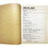 Vostell, Dé-coll/age n°4, janvier 1964, première édition de cette rare publication Fluxus