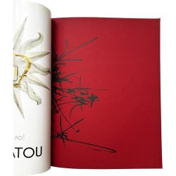 sérigraphie de Georges Mathieu dans la revue United States Lines Paris Review, 1953