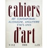 Les Cahiers d'art, n°1-2, 1938