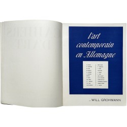 Les Cahiers d'art, L'art contemporain en Allemagne, par Will Grohmann, 1938