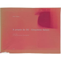 Henri Chopin, À propos de OU - Cinquième saison, 1974