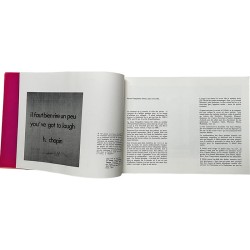 Henri Chopin, À propos de OU - Cinquième saison, 1974