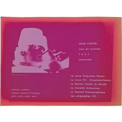 Henri Chopin, À propos de OU - Cinquième saison, 1974