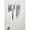 lithographie de Louise Bourgeois accompagnant le catalogue de son exposition chez Maeght, 1985