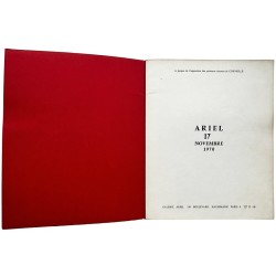 Corneille, galerie Ariel, novembre 1970