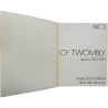 catalogue de l'exposition de Cy Twombly au musée d'Art moderne de la Ville de Paris / ARC 2, texte de Marcelin Pleynet, 1976