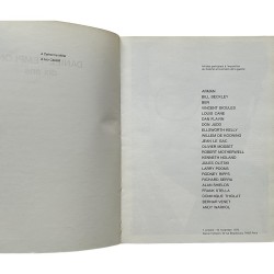 Templon : Arman, Ben, Flavin, Judd, Kelly, de Kooning, Jen Le Gac, Mosset, Motherwell, Noland, Serra, Stella, Venet, Warhol