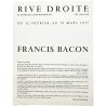 1re exposition personnelle de Francis Bacon en France, Galerie Rive Droite, février-mars 1957