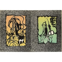 "Au demeurant", lithographies originales à pleine page de Pierre Alechinsky, 1969