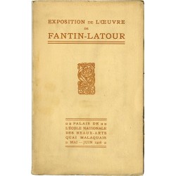 Exposition de l'œuvre de Fantin-Latour, 1906