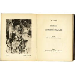 texte de Wilhelm Uhde illustré de 48 reproductions NB hors texte de tableaux de Pablo Picasso, Georges Braque, Georges Rouault