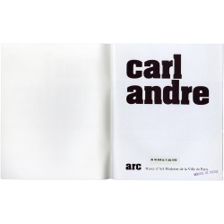 Carl Andre, Sculptures en bois, ARC, 1979