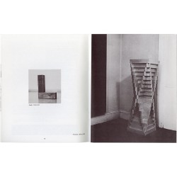 sculptures en bois de Carl Andre, exposition à l'ARC en 1979