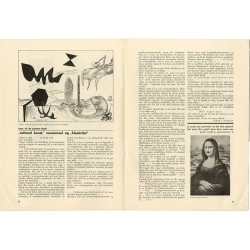 Linien, n°8-9 : textes et illustrations de Giacometti, Dora Maar, Marcel Duchamp, Erik Olson, Cocteau, Stephen, Arthur Lundkvist