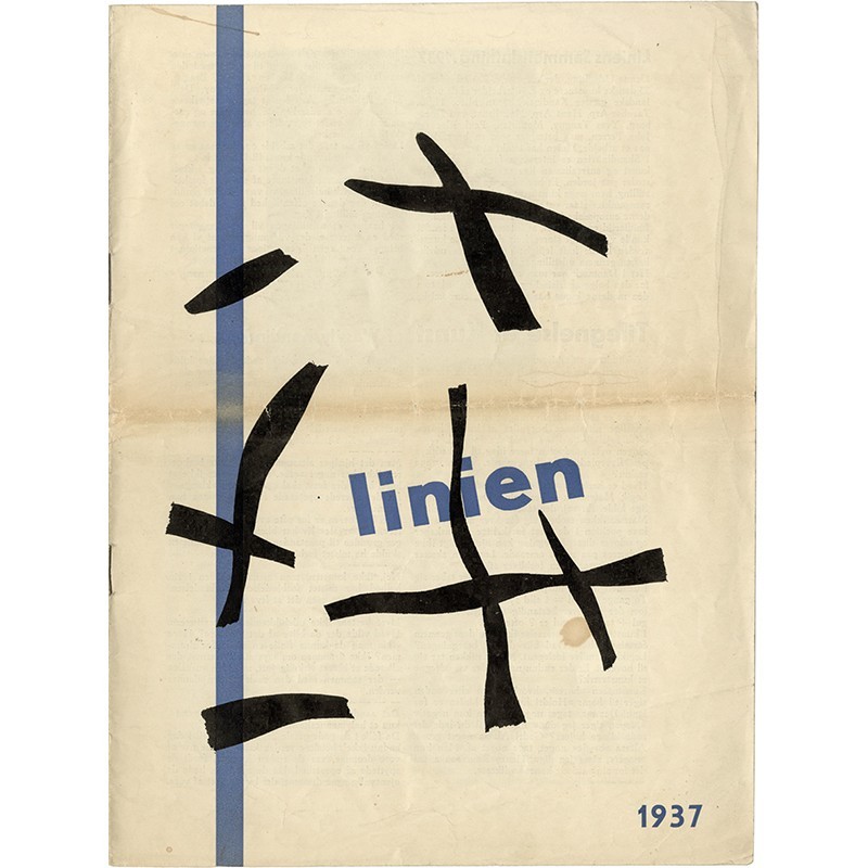 numéro de la revue surréaliste danoise "Linien" publié à l'occasion d'une exposition organisée à Copenhague en 1937