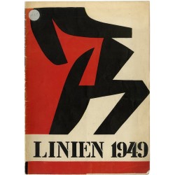 revue surréaliste danoise "Linien" publié à l'occasion d'une exposition au musée Den Frie Udstilling, à Copenhague en 1949