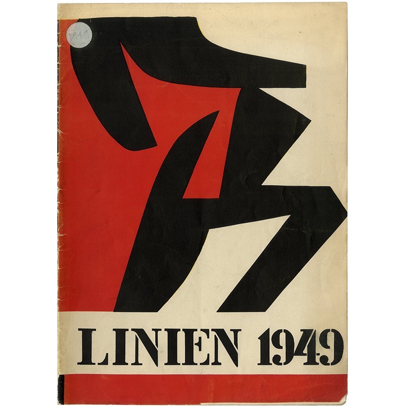 revue surréaliste danoise "Linien" publié à l'occasion d'une exposition au musée Den Frie Udstilling, à Copenhague en 1949