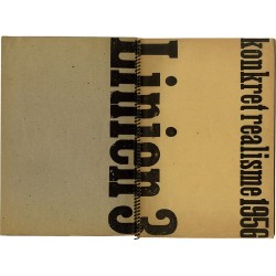 revue/catalogue surréaliste danoise "Linien 3, Konkret Realisme", publiée à Copenhague en 1956