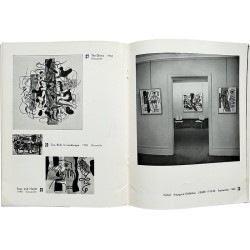 catalogue de Léger, couverture avec découpe de la galerie Sydney Janis, 15 East 57, NY