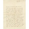 lettre adressée par le peintre László (dit Lancelot) Ney à Gérard Gaussen, consul à Venise, en janvier 1956