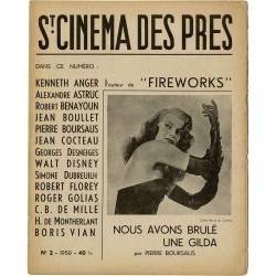 St Cinéma des Prés n°2 : Pierre Boursaus, Robert Florey, Boris Vian, Alexandre Astruc, 1950