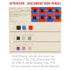Sonia Delaunay, carton de coloris de la maison Ferret Frères Cie, 1926 (Musée des tissus des arts décoratifs)
