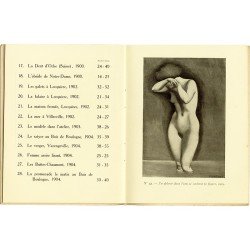 catalogue des 50 tableaux  de 1889 à 1925 présentés dans l'exposition de Félix Vallotton chez Jacques Rodrigues-Henriques,  1928
