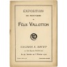 plaquette/catalogue de l'exposition de Félix Vallotton à la galerie Eugène Druet, à Paris, du 22 janvier au 3 février 1912