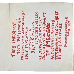 AMENOPHIS, SUPPLÉMENT AU N°11, MARS 1971