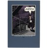dessin de Jacques Tardi reproduit en sérigraphie à 1.000 exemplaires, pour une carte de la galerie l'Escale, 1989