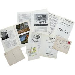 lot de documents de Jules Perahim : galeries Verrière, Malgrange, 1900-2000