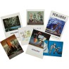 lot de documents de Perahim (invitations,  plaquettes d'exposition,  cartes postales) entre 1981 et 1992