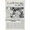 Jean Dubuffet : "Le Petit Messager du Salon d'été" n°1 du 1er août 1977