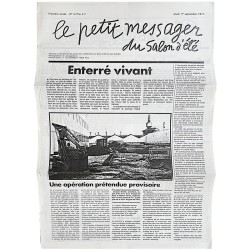 Jean Dubuffet : "Le Petit Messager du Salon d'été" n°2 du 1er septembre 1977