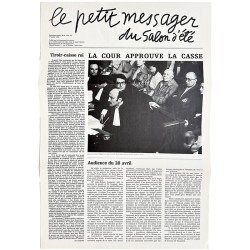 Jean Dubuffet : "Le Petit Messager du Salon d'été" n°4 du 1er juillet 1978