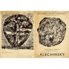 plaquette/invitation de la 1re exposition personnelle d'Alechinsky, galerie Nina Dausset, du 19 novembre au 15 décembre 1954