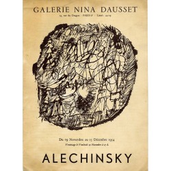 Pierre Alechinsky, Christian Dotremont, galerie Nina Dausset, 1954