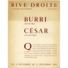 César, Burri, Galerie Rive Droite, textes de Michel Tapié et Alain Bosquet, 1956