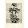 gravure à l'eau-forte et aquatinte d'Assadour, signée et numérotée 106/200, empreinte, La Pochade