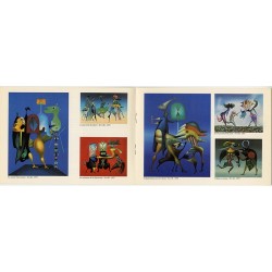 lot de documents de Jules Perahim (invitations et plaquette d'exposition)
