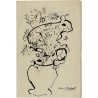carton d'invitation au vernissage de l'exposition de Marc Chagall à la galerie Maeght, à Paris, le 22 juin 1962