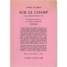 Annie Le Brun - Sur le champ. Trois pointes-sèches et six collages originaux de Toyen : bulletin de souscription, 1969