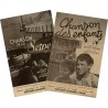 2 partitions de chansons du film "Aubervilliers" d'Elie Lotar, paroles de Jacques Prévert, musique de Kosma, éd. Salabert, 1946