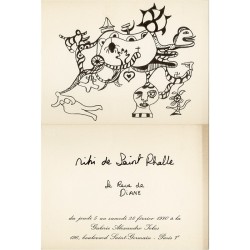 galerie Alexandre Iolas "Le rêve de Diane" de Niki de Saint Phalle, du 5 au 28 février 1970