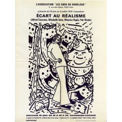 exposition "Écart au réalisme" avec Alfred Courmes, Mirabelle Dors, Maurice Rapin, Yak Rivais, "Les amis du Ranelagh", 1975